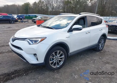 2016 Toyota Rav4 Hybrid Limited z USA, uszkodzony, nr VIN JTMDJREV0GD042761